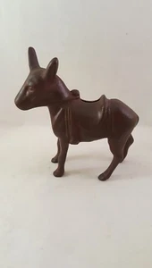 Banco de monedas de burro mula de hierro fundido de colección Jackass Burro Piggy  - Imagen 1 de 7