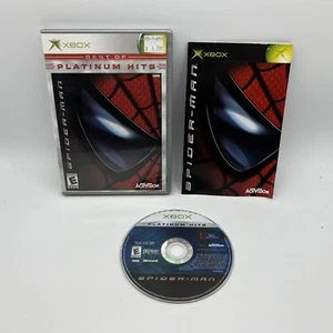 Microsoft Xbox Spider-Man CIB Completo Probado y Funcionando Oficial Activision 2003 - Imagen 1 de 5