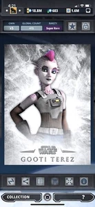 Topps Star Wars Digital Card Trader Inception Rebels Gooti Terez Insert - Picture 1 of 1