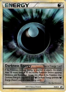 Darkness energy 79/90 HGSS Unleashed League Promo crosshatch Pokemon TCG - Picture 1 of 2