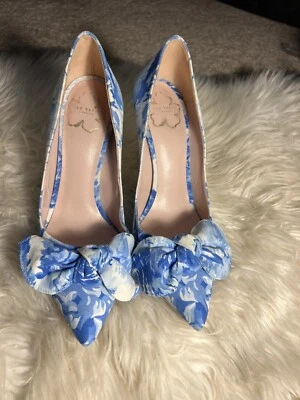 Ted Baker Francés Floral Londres Ryanah Arco Punta Tacón Mujer Talla 8. San Valentín Foto 1 de 4