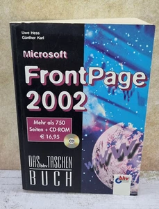 Buch Microsoft FrontPage 2002 mit CD-Rom, 1. Auflage - Bild 1 von 2