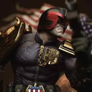 Judge Dredd ACTION FIGURE Statue Kit resina 3D!!! UNPAINTED - Imagen 1 de 5