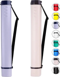 2-Pack Extendable Poster Tubes 24.5” to 40” | Portable round Storage Cases - Picture 1 of 12