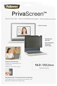 Fellowes 14 " Filtre Confidentialité PrivaScreen Ordinateur Portable 14" - Imagen 1 de 7