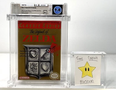 The Legend of Zelda New Nintendo NES 1987 Sealed WATA 9.8 A+ H-Seam TOP POP - Image 1 of 4