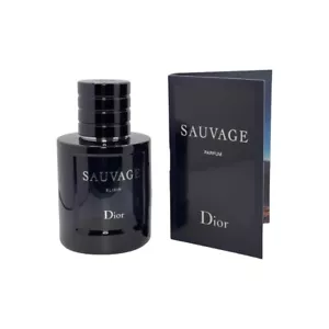 Dior Sauvage Elixir 60 ml / 2 oz Concentrated Parfum TSTER NEW +1 FREE VIAL - Picture 1 of 4