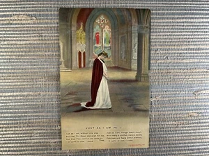Just As I Am #1 Religious Church Postcard 1909 Bamforth & Co England - Picture 1 of 2
