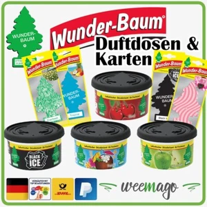 WUNDERBAUM Auto Lufterfrischer Duft Camper Wohnung VIELE DÜFTE | DOSE & KARTE - Bild 1 von 32