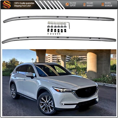 Roof Side Rail For 2017-2019 Mazda CX-5 CX5 Roof Rack Set Luggage Cargo Carrier Foto 1 de 4
