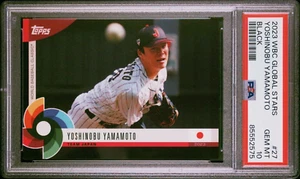 Yoshinobu Yamamoto 2023 Topps WBC Global Stars Black Parallel #27 PSA 10 Dodgers - Picture 1 of 2