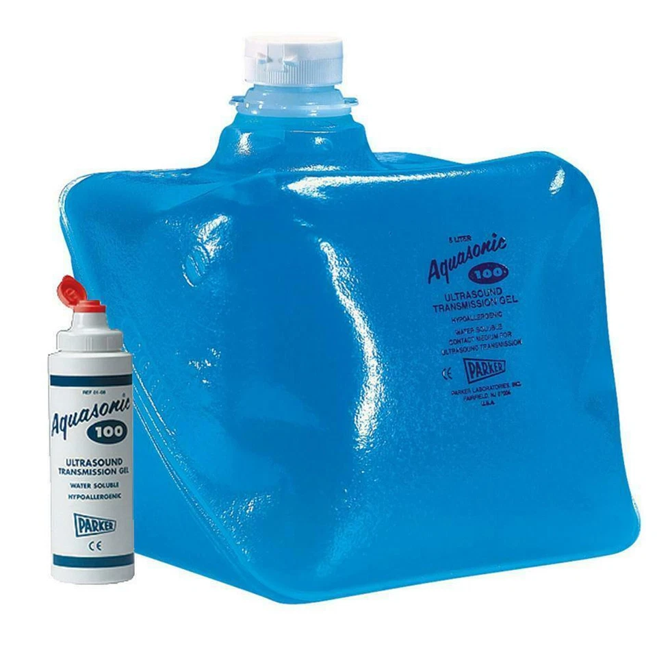 Parker Labs Ultrasound Gel Aquasonic Blue 100 Transmission 5L  w/ Free Shipping - Image 1 of 1