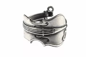 Geigenring Ring Geige Miniblings Fingerring Violine Bratsche Geiger versilbert - Picture 1 of 8
