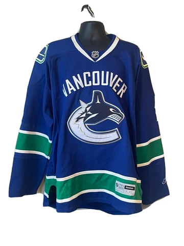 NHL Vancouver Canucks Home Hockey Jersey New Roberto Luongo 2009-2010 Cover