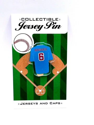 Philadelphia Phillies Ryan Howard jersey lapel pin-Classic RETRO Collectible Cover