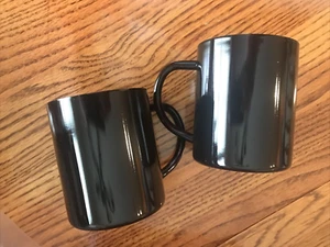 Farnsworth & Lloyd Double Walled Coffee Mugs 12oz 2pk Black, Stainless Steel - Picture 1 of 8