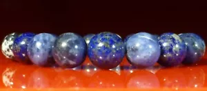 Bracciale con pietre preziose naturali Sodalite Lapislazzuli terapeutico - Foto 1 di 11