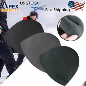Winter Thermal Skull Cap Beanie Hat Fleece Helmet Liner Running Ski Men Women - Picture 1 of 10