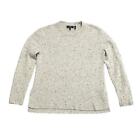Theory Sweater Womens Small 100% Cashmere Donegal Speckled Easy Crew Neck size S