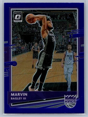 Marvin Bagley III 2020-21 Optic Purple Prizm #47 - Image 1 of 2
