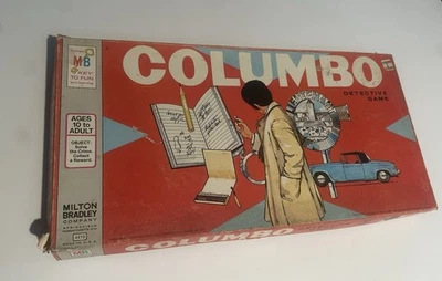 Vintage 1974 Columbo Detective Board Game Milton Bradley 4419 100% Complete - Image 1 of 4