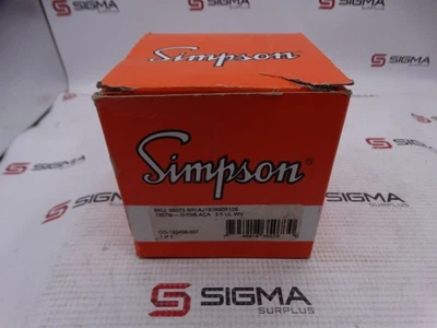 SIMPSON 1357MD-0-10 PANEL METER - Image 1 of 3