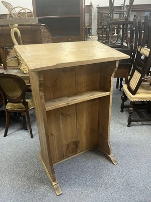 19th Century Solid Rustic Pine Lectern / Restaurant Reception Counter - Image 1 of 4