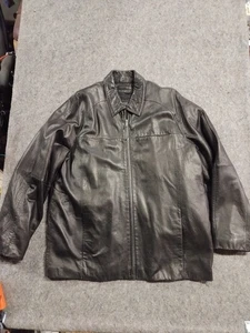 Herren Wilsons Lederjacke schwarz Pelle Studio Thinsulate Full Zip gefüttert Gr. XL - Bild 1 von 6