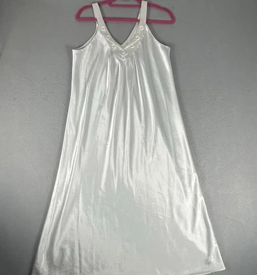Vestido feminino Oscar de La Renta etiqueta rosa pequeno vintage branco - Imagem 1 de 4
