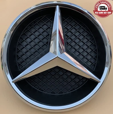 Front Grille Star Emblem Logo 2015-2018 For Mercedes Benz C300 C43 E350 CLA250 ✔ - Image 1 of 4