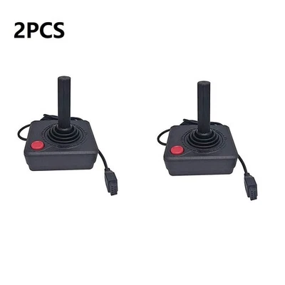 2x New Joystick Controllers For Atari 2600 Console Compatible with Approx 1.8m - Image 1 of 4