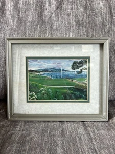 Ruth Mayer gerahmte Lithographie "Pebble Beach Legends" - Bild 1 von 5