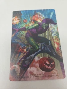 Spiderman Pre Release Art Card Green Goblin/Divider Magic The Gathering - Bild 1 von 3