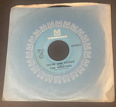THE WINSTONS - Color Him Father / Amen Brother  1969 MMS-117 VG++ - Image 1 of 4