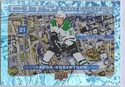 2024-25 Upper Deck #CS-14 Jason Robertson City Satellites - Image 1 of 2