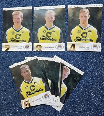 BVB Borussia Dortmund 20 verschieden Autogrammkarten 95/96 - Bild 1 von 2