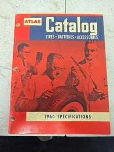 Oldtimer 1960 Atlas Reifen Batterien Zubehör Katalog Standard Öl - Bild 1 von 6