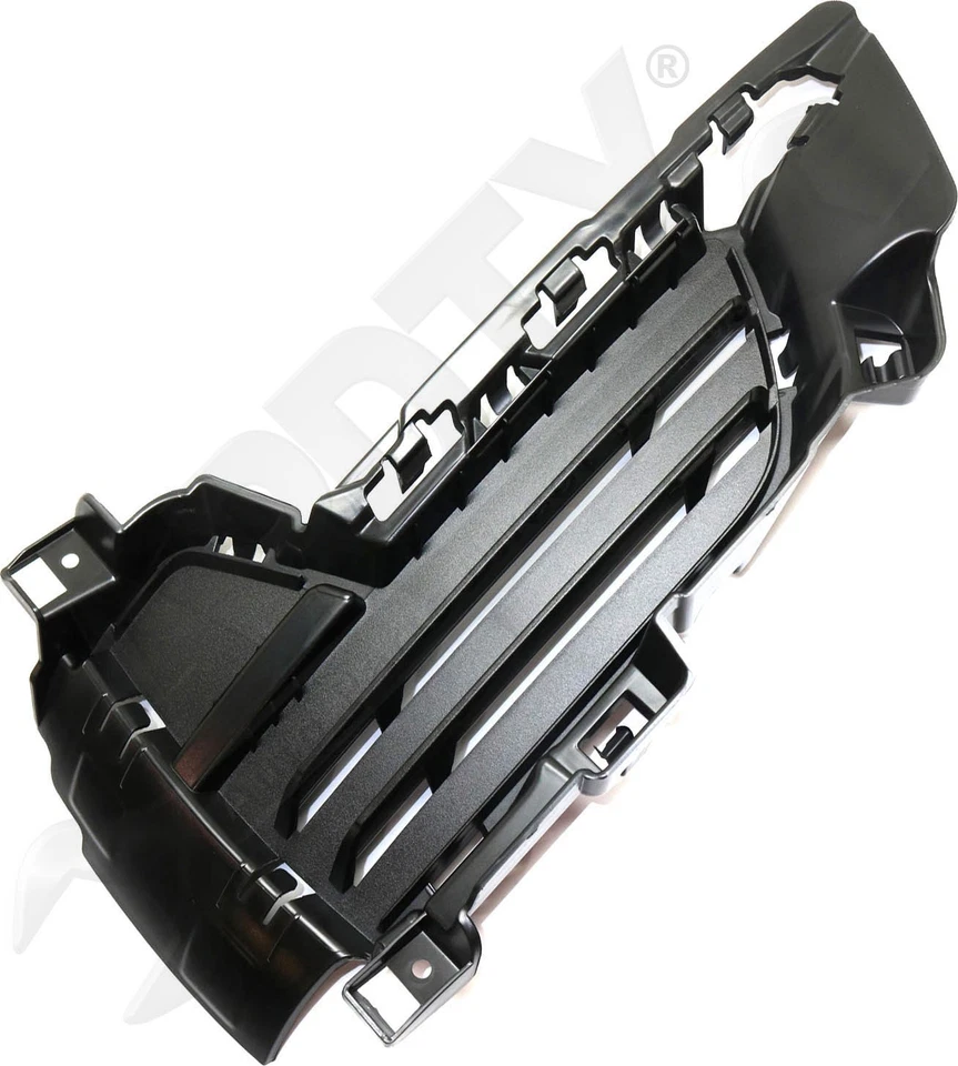 Rejilla de parachoques exterior del lado del pasajero delantero APDTY 168371 texturizada negra Foto 1 de 1