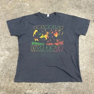 Coldplay Shirt Adult X-Large XL Gray Concert Tour Vintage Band Tee Rare - Picture 1 of 7
