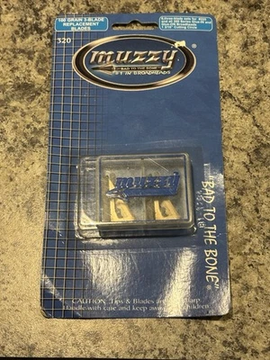 MUZZY #320 CUCHILLAS DE REPUESTO CABEZA ANCHA 100gr (6-3 juegos de cuchillas) Foto 1 de 4