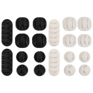20pcs Kabelclips Kabelverwaltungen Kabelkabel Organizer Clips - Afbeelding 1 van 12