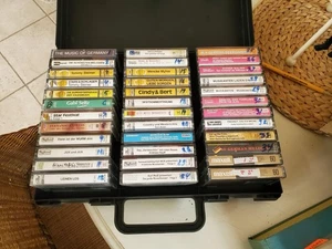 Vintage German Volksmusik Cassette 36 Tape Lot Alpine Orchestra Classic w/ Case - Picture 1 of 2