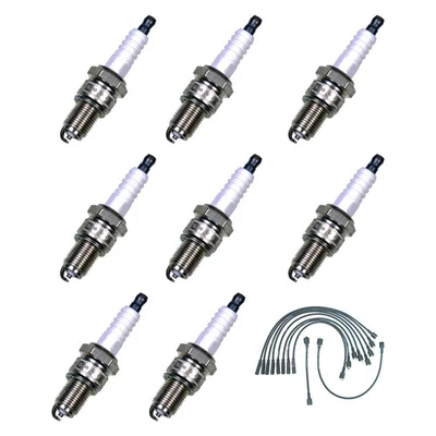 For Dodge B250 1985 Denso BNDL-1000-10000760 Spark Plug Wire & Spark Plug Kit — 第 1/2 张图片