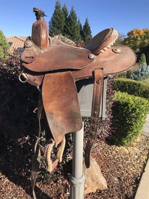 Shiloh Saddlery Cecil Phillips Jerri Mann Barrel Racing Saddle - Image 1 of 4