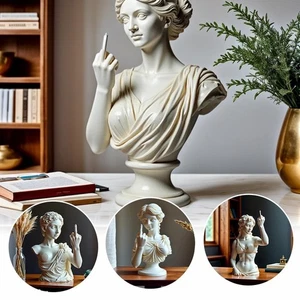Statue Goddess Venus Statue Middle Finger Statue Decoration Decorations -NEW- - Picture 1 of 15