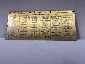AC ACE CHASSIS PLATE - Picture 1 of 7