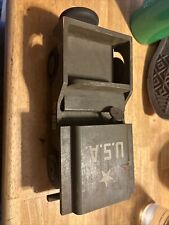 Antique Vintage Wooden Wood WWII US Army Willys Jeep USA 1326 Toy Truck Rare