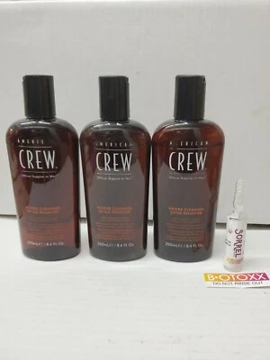 Champú removedor estilo limpiador eléctrico American Crew, 8,4 oz.  AMPLIFICADOR GRATIS. PACK 3 Foto 1 de 2