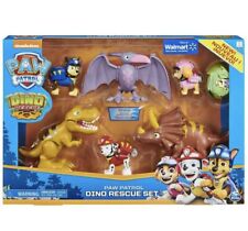 Paw Patrol Dino Rescue Set Walmart Exclusive Marshall Skye Chase Pups Figures