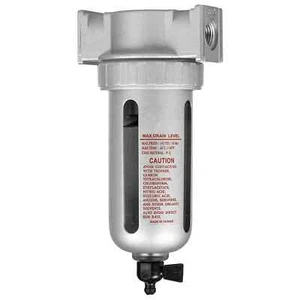 1/4" Mid Flow Air Compressor Filter With Manual Drain F802N - Picture 1 of 5